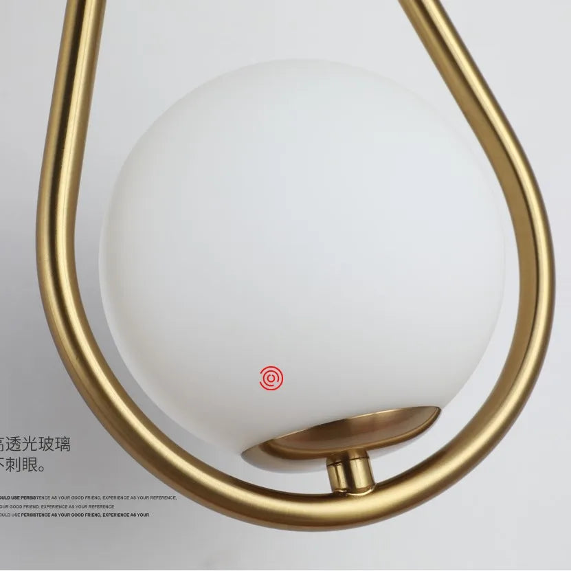 Luxury Glass Ball LED Wall lamp
