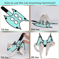 Pet Cat Grooming Hammock