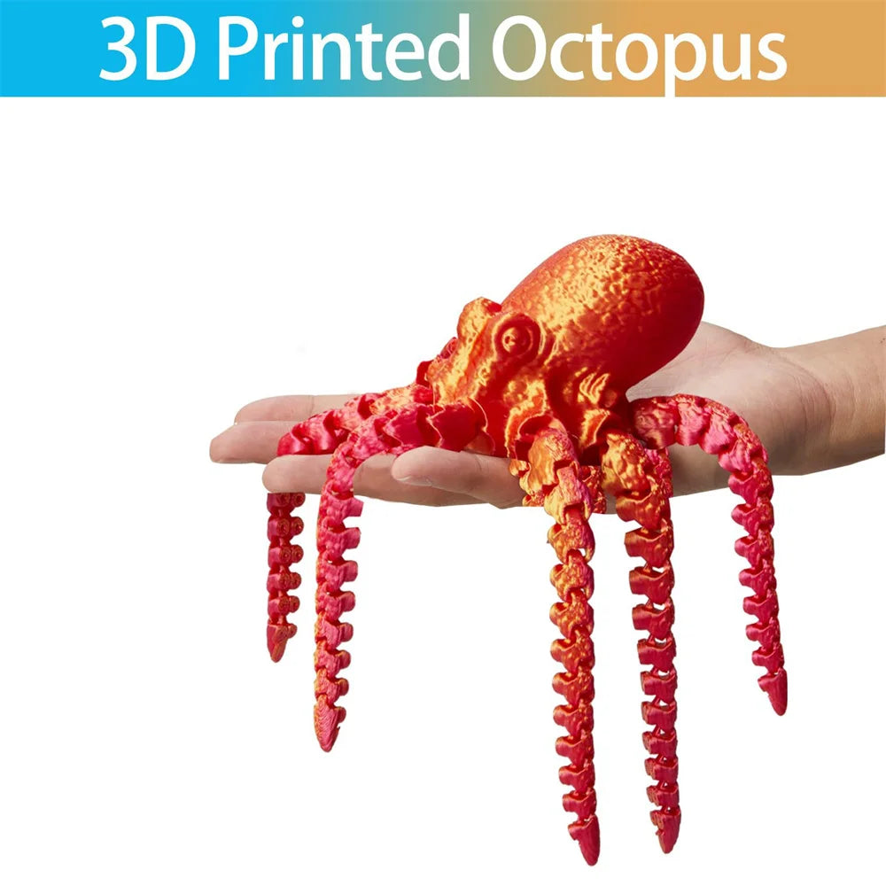 3D Printed Octopus Figurine