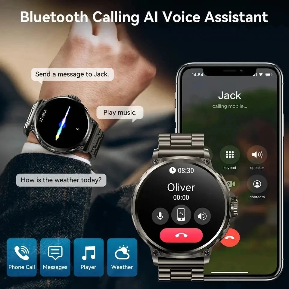 Men GPS Track Smart Watch