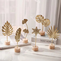 1pcs Golden Ginkgo Leaf