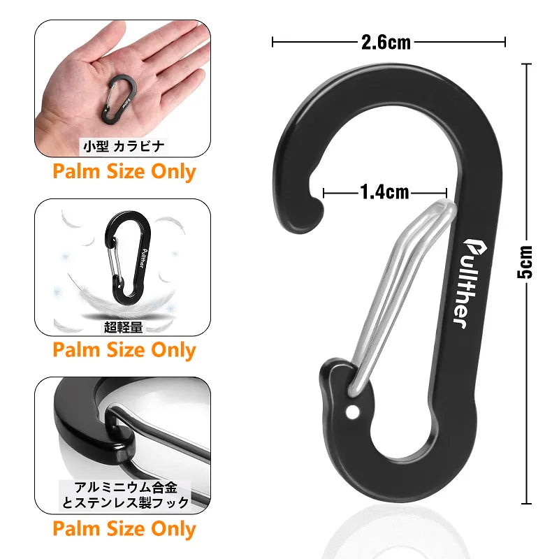 Aluminum Aalloy Carabiner Clip