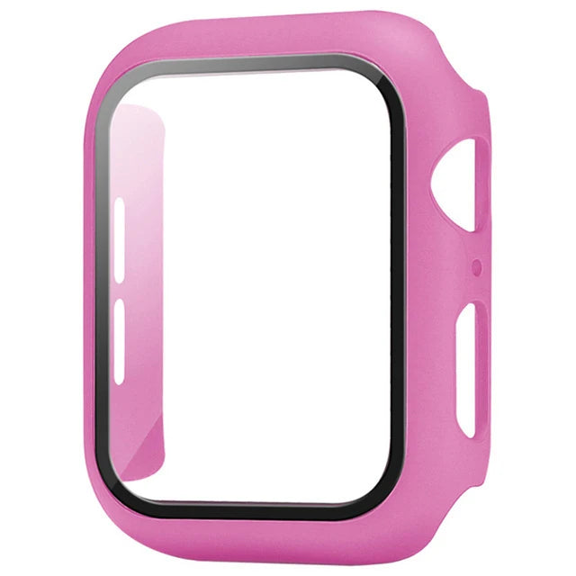 Tempered glass+Case for Apple Watch