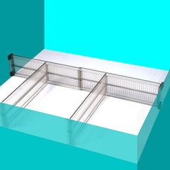 2Pcs Adjustable Drawer