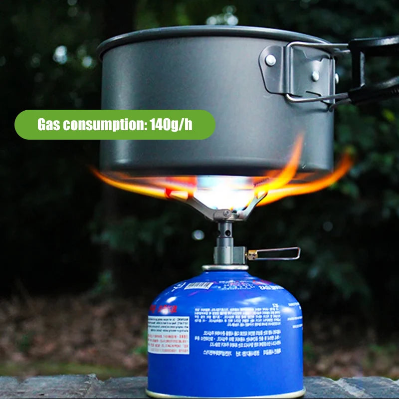 Mini Titanium Camping Gas Burner