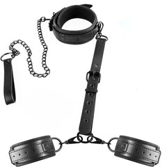 Neck to Wrist Bondage Restraints