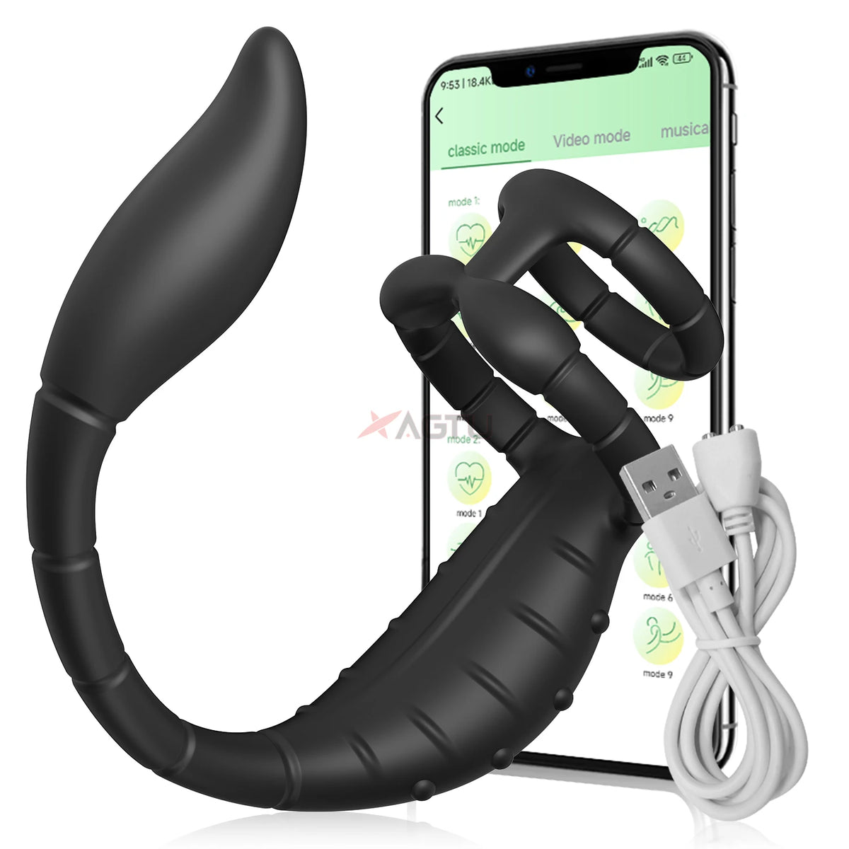 App butt plug Vibrator for Men