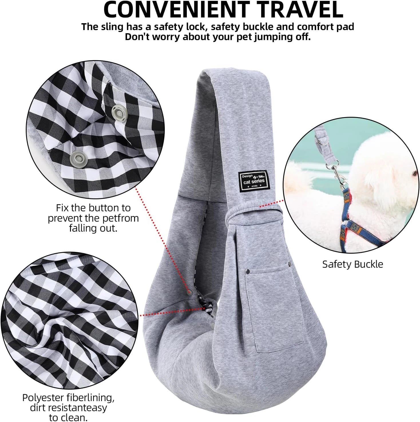 Comfortable Cotton  Dog Bag