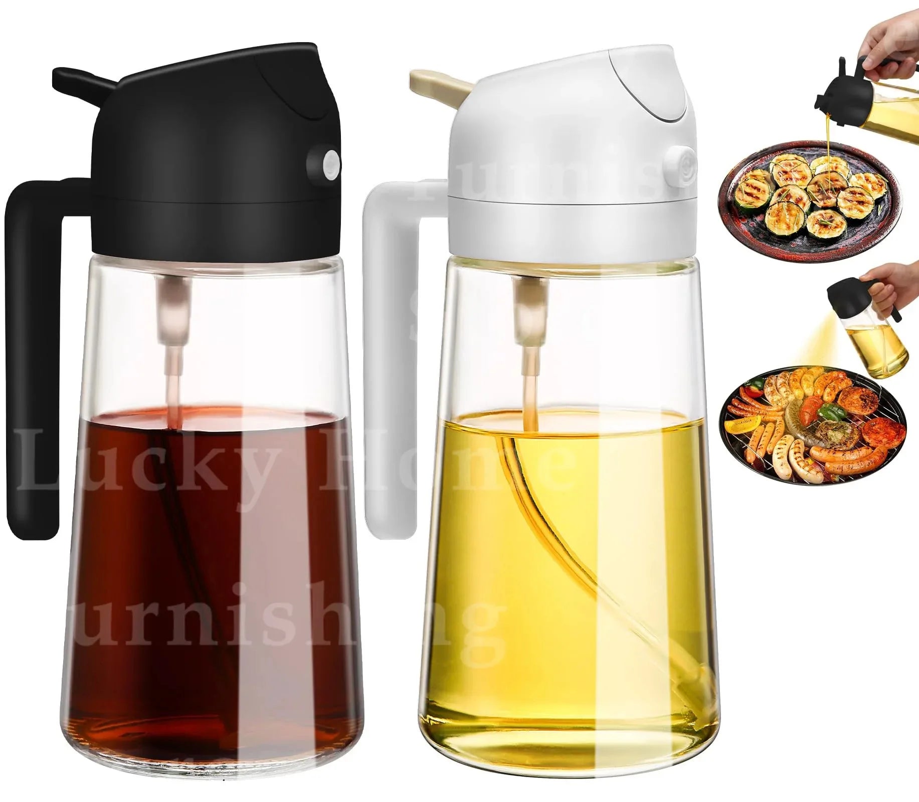 2in1 Olive Oil Dispenser Bottle