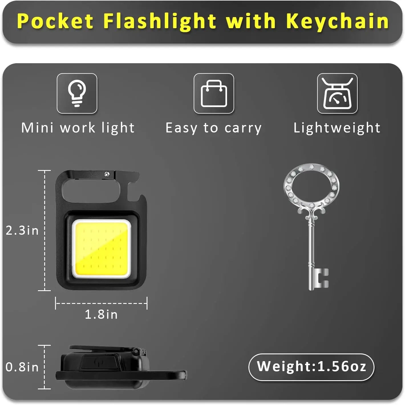USB Rechargeable Waterproof Light