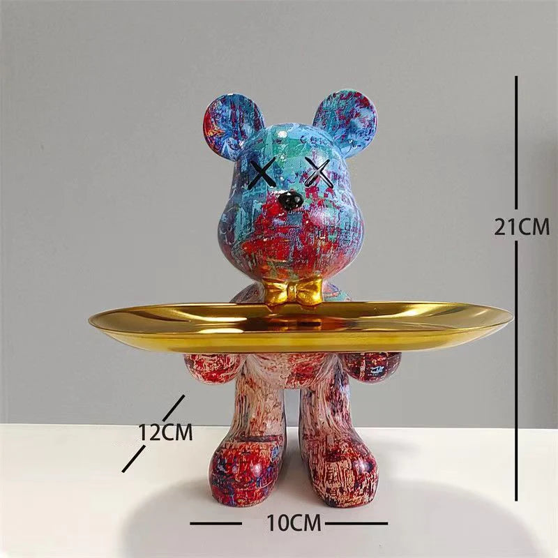 21cm Graffiti Bear Ornament