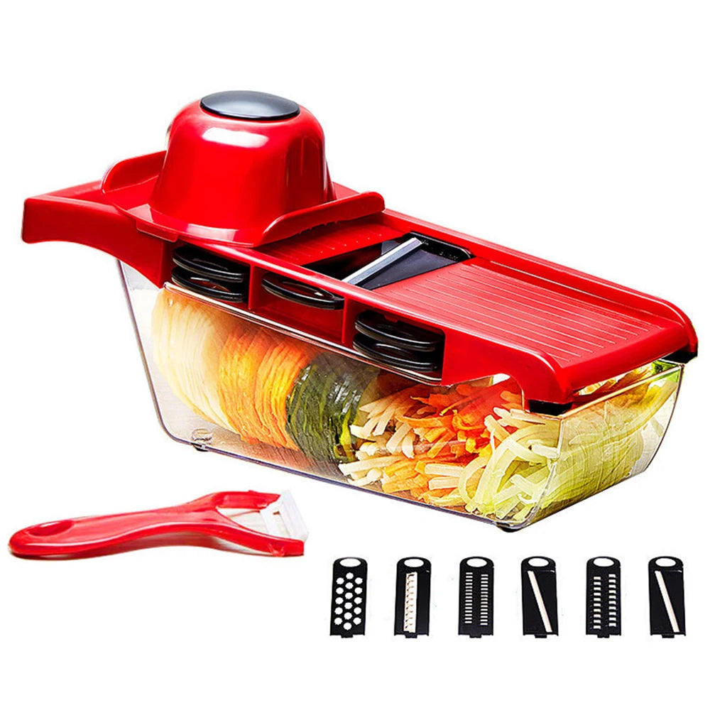 Vegetable Cutter with Steel Blade Slicer