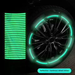 Car Wheel  Stripes Sticker