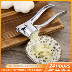 Stainless Steel Garlic  Crusher