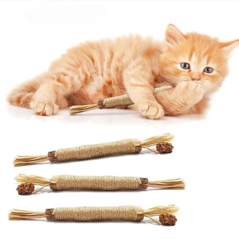 Wooden Polygonum Stick Bite  Toy