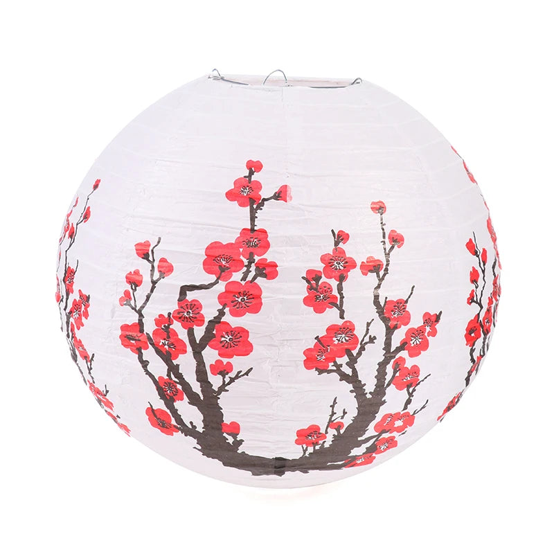 Plum Blossom Paper Lanterns