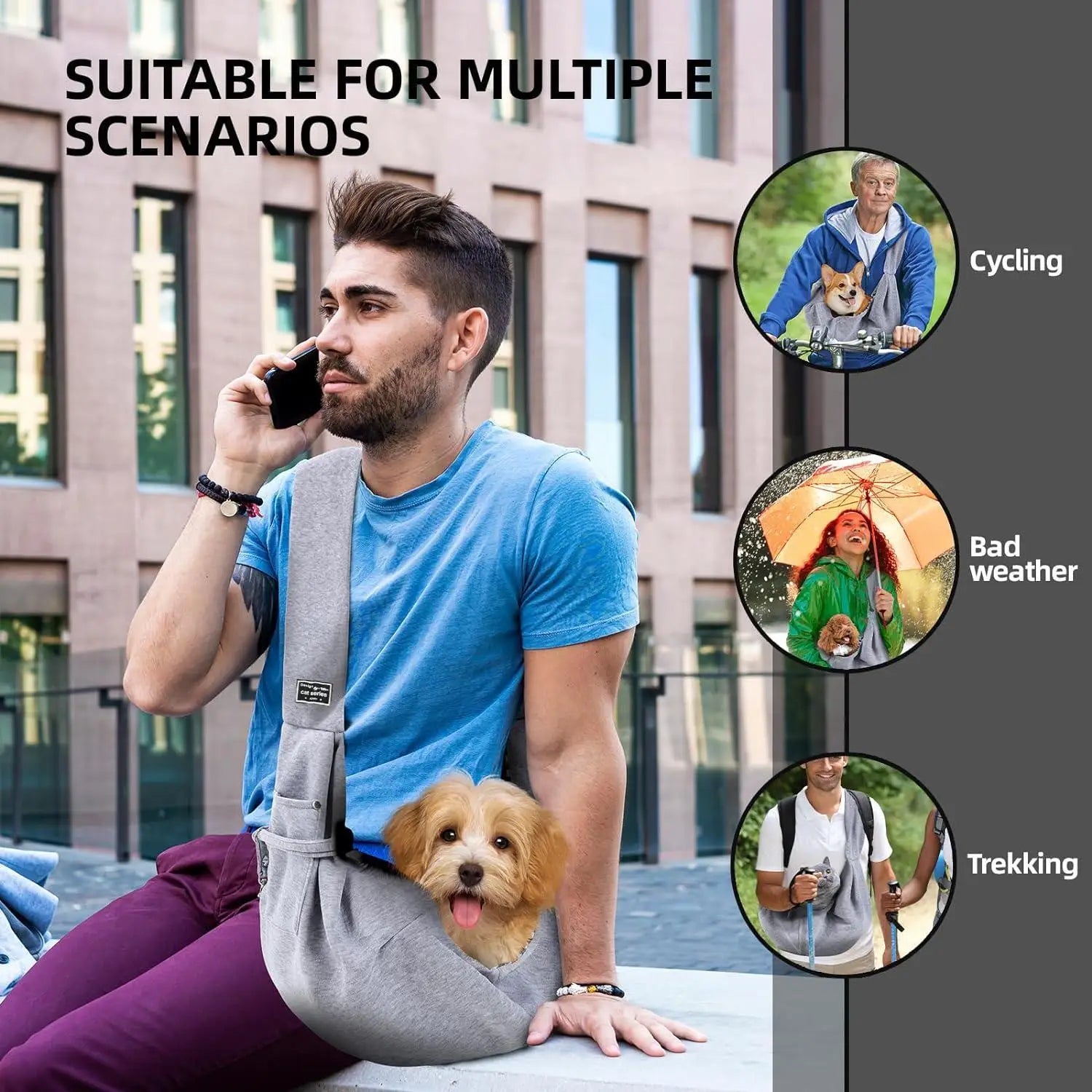 Comfortable Cotton  Dog Bag
