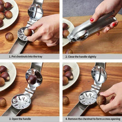 Stainless Steel Chestnut Cracker