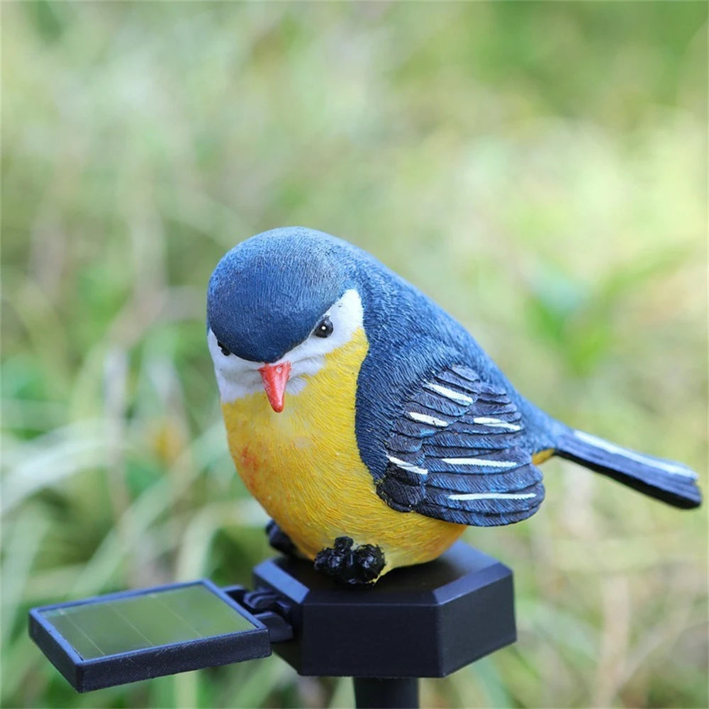 Solar Outdoor Resin Bird Light