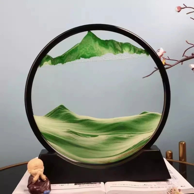3D Hourglass  Moving Sand Art