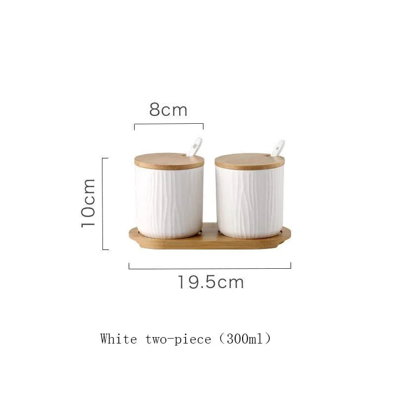 Nordic Ceramic Seasoning Jar