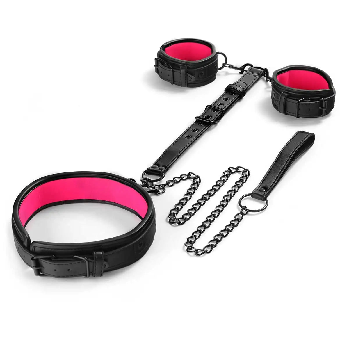 Neck to Wrist Bondage Restraints