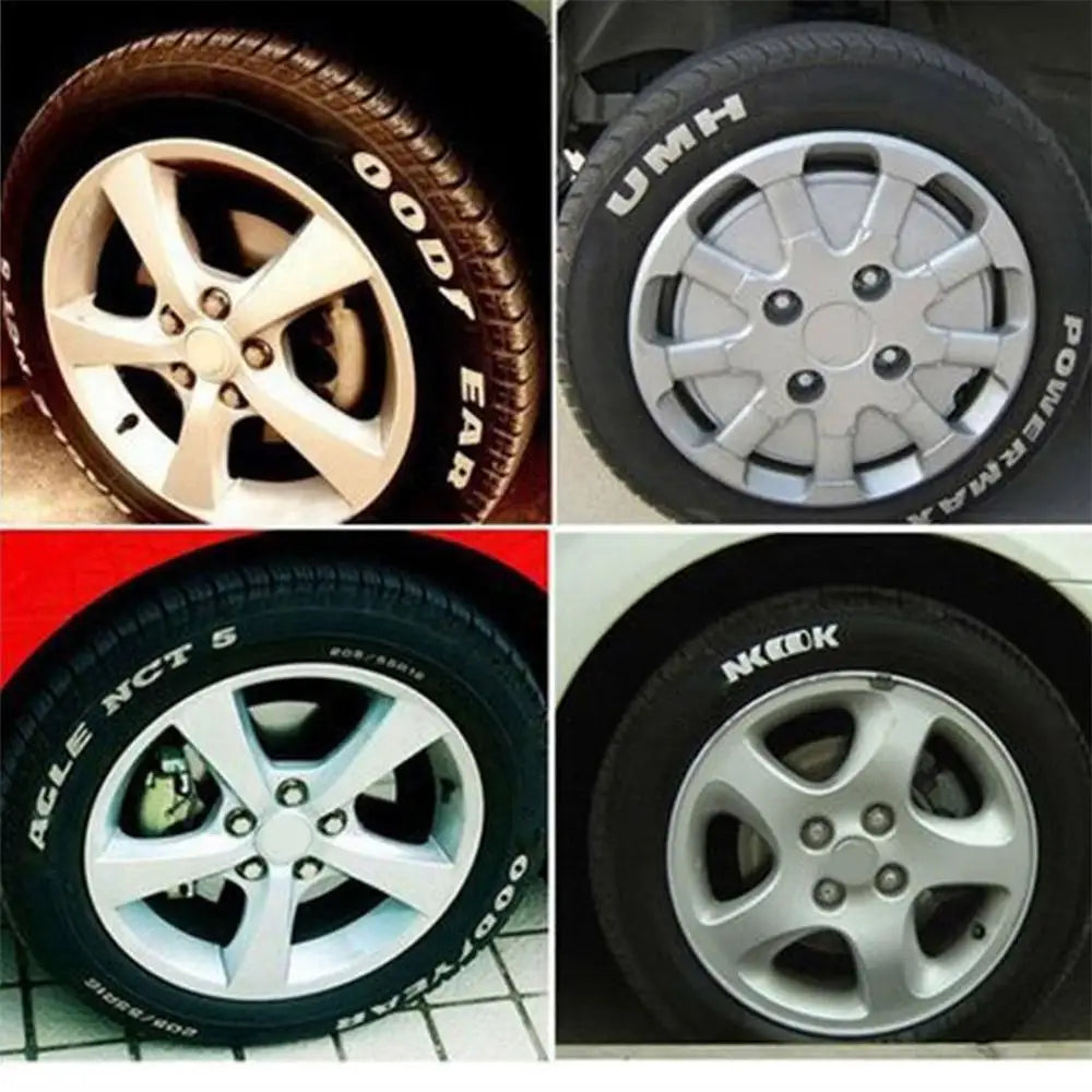 Cars Wheel Tire Oily Mark Pen