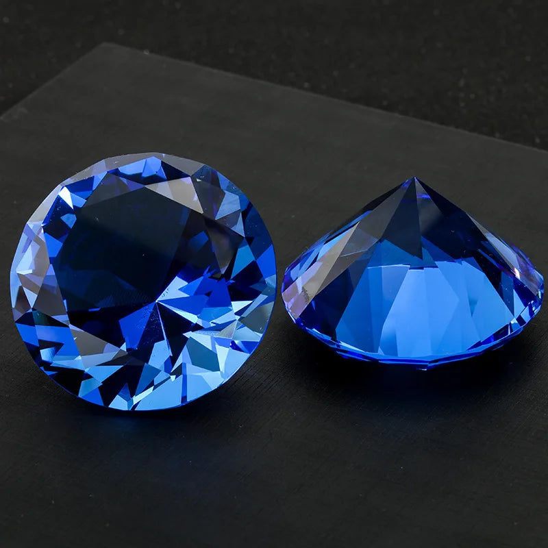 Crystal Diamond Shaped Paperweight