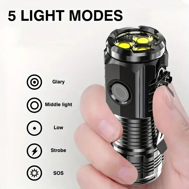Mini Torch with Pocket Clip