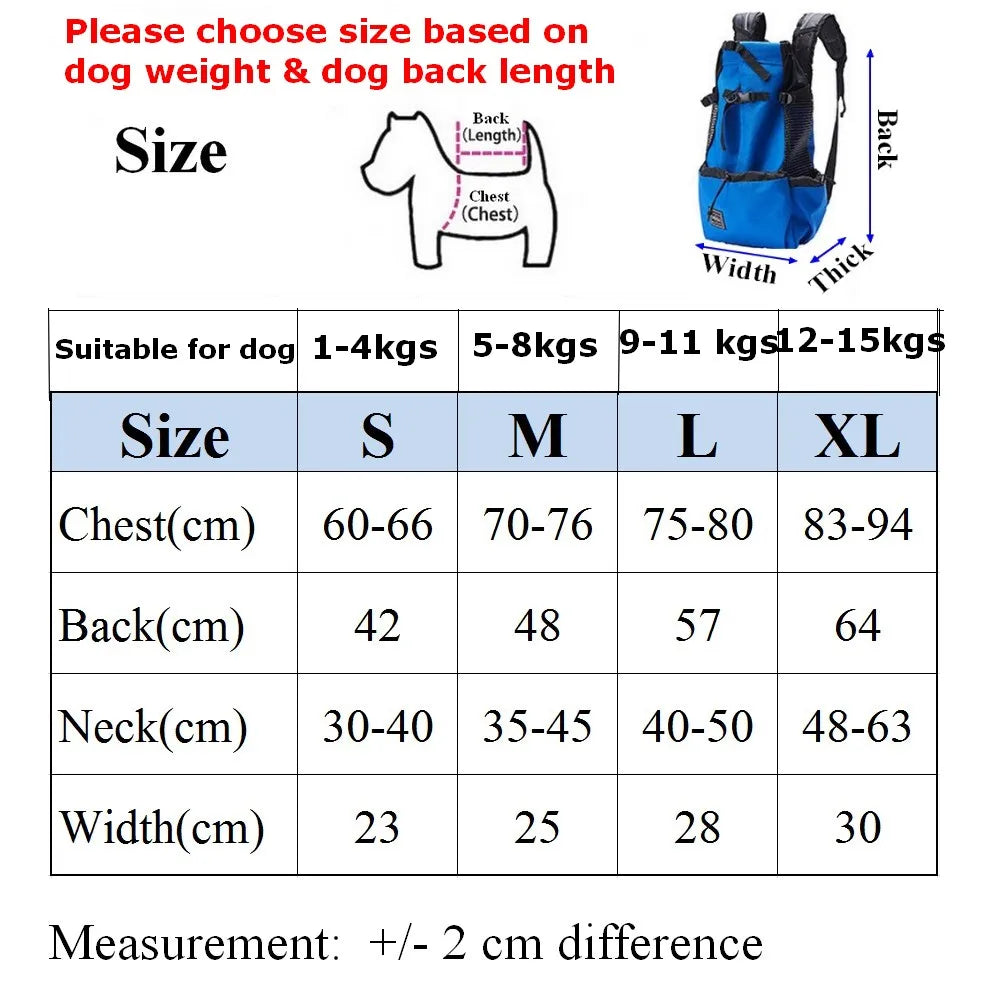 Pet Dog Hiking Carrier