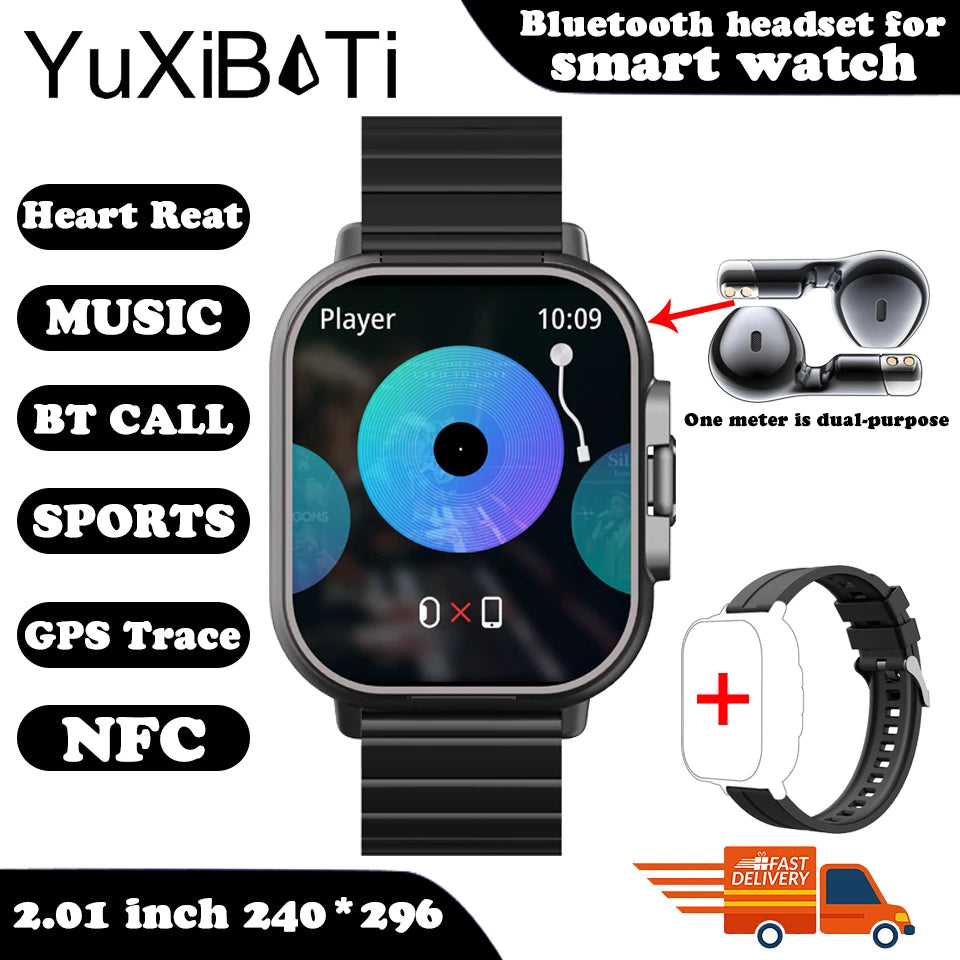 Smart Watch  With Earphone