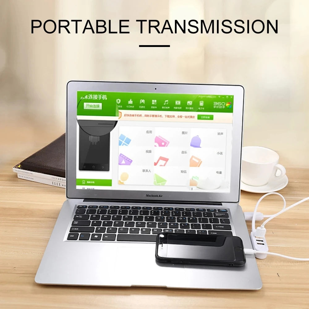 3 In 1 USB   Port Hub