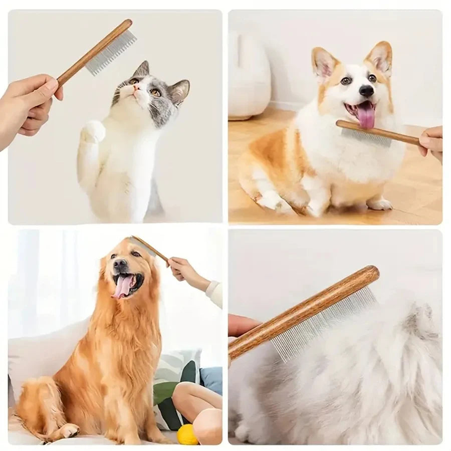 Pet  Solid Wood Comb