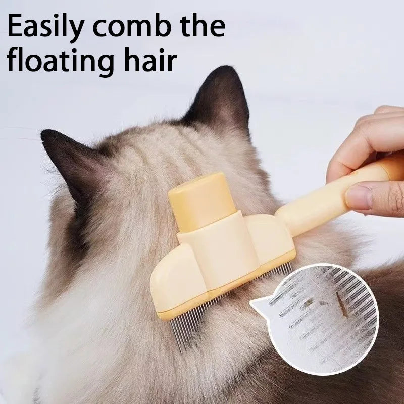 Self-Cleaning Pet Grooming Brush