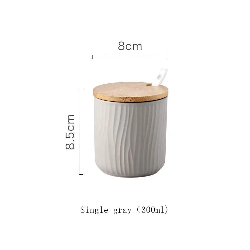 Nordic Ceramic Seasoning Jar