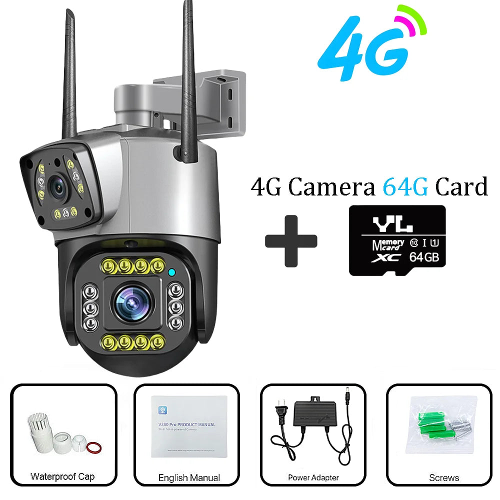 Dual Lens 4G Camera