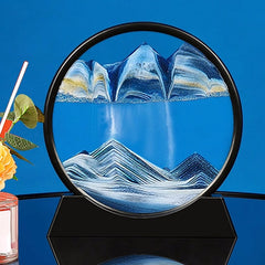 3D Hourglass  Moving Sand Art