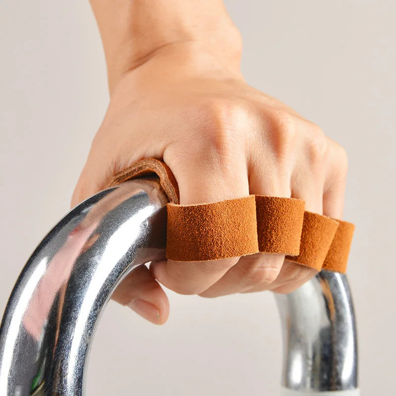 Leather Weight Lifting  Gloves