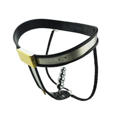 Metal chastity belt for female