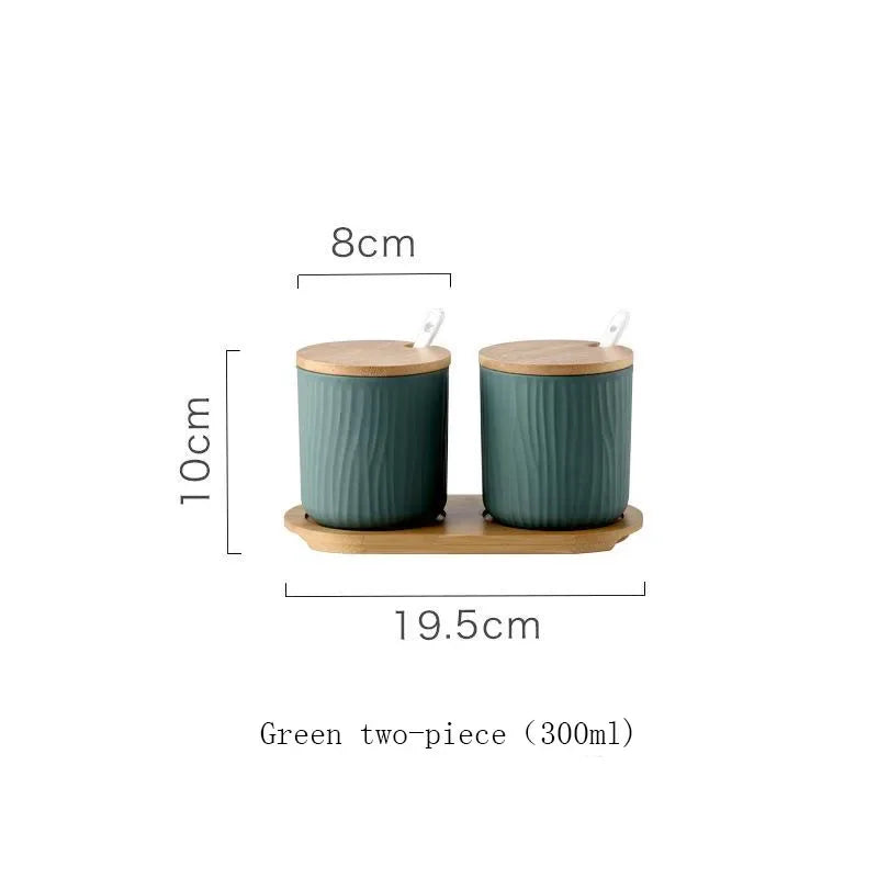 Nordic Ceramic Seasoning Jar
