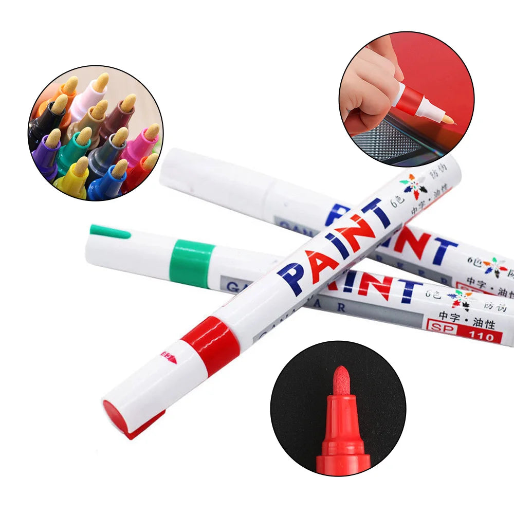Cars Wheel Tire Oily Mark Pen