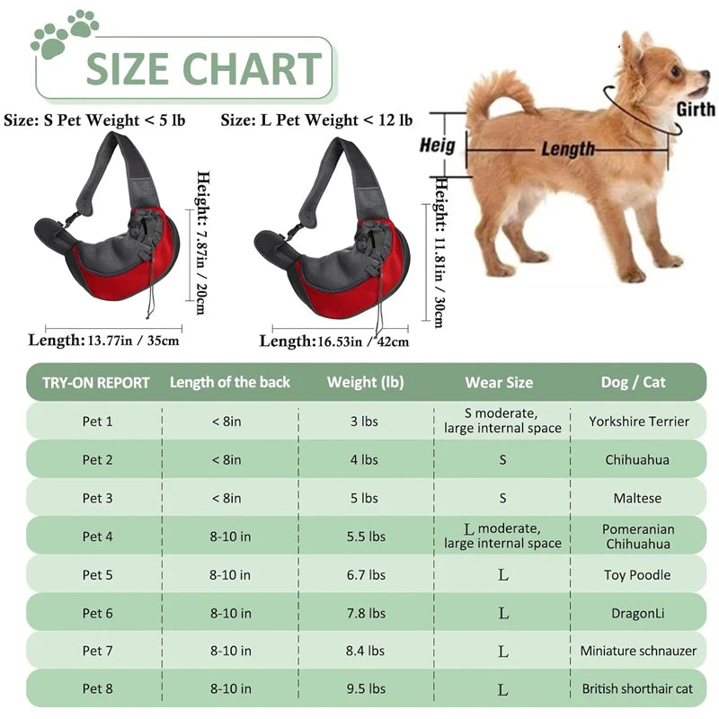 Reflective Breathable Mesh Pet Bag