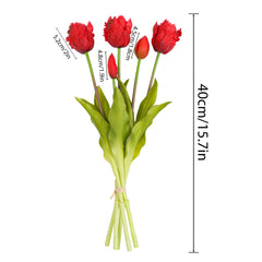 Silicone Artificial  Tulip