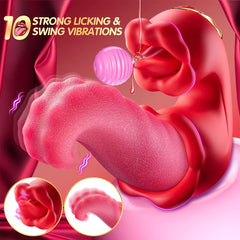 Tongue Licking Clitoral Vibrator for Women