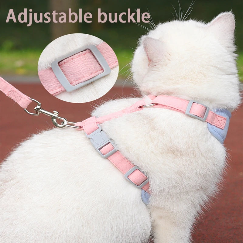 Cat Harness Leash Set