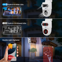 Dual Lens WiFi IP Camera