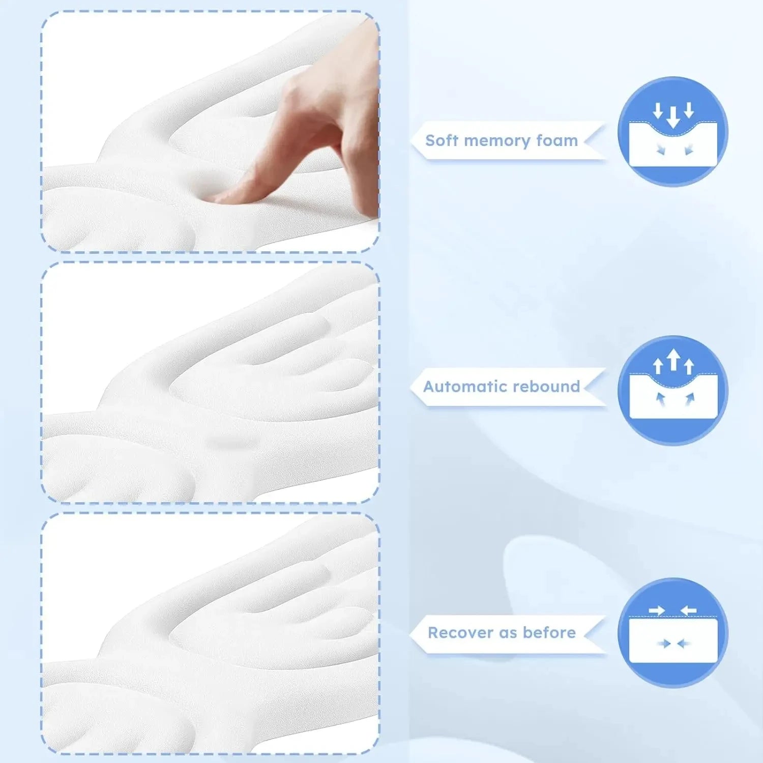 Keyboard Mouse Wrist Rest Set