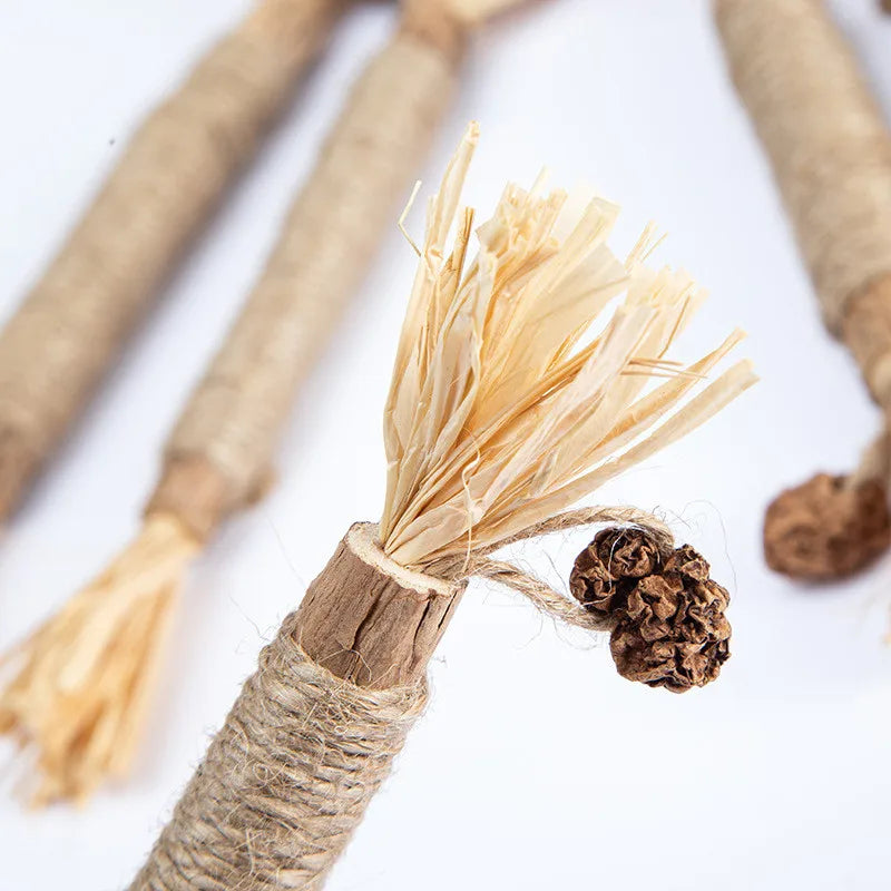 Wooden Polygonum Stick Bite  Toy
