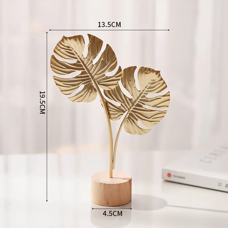 1pcs Golden Ginkgo Leaf