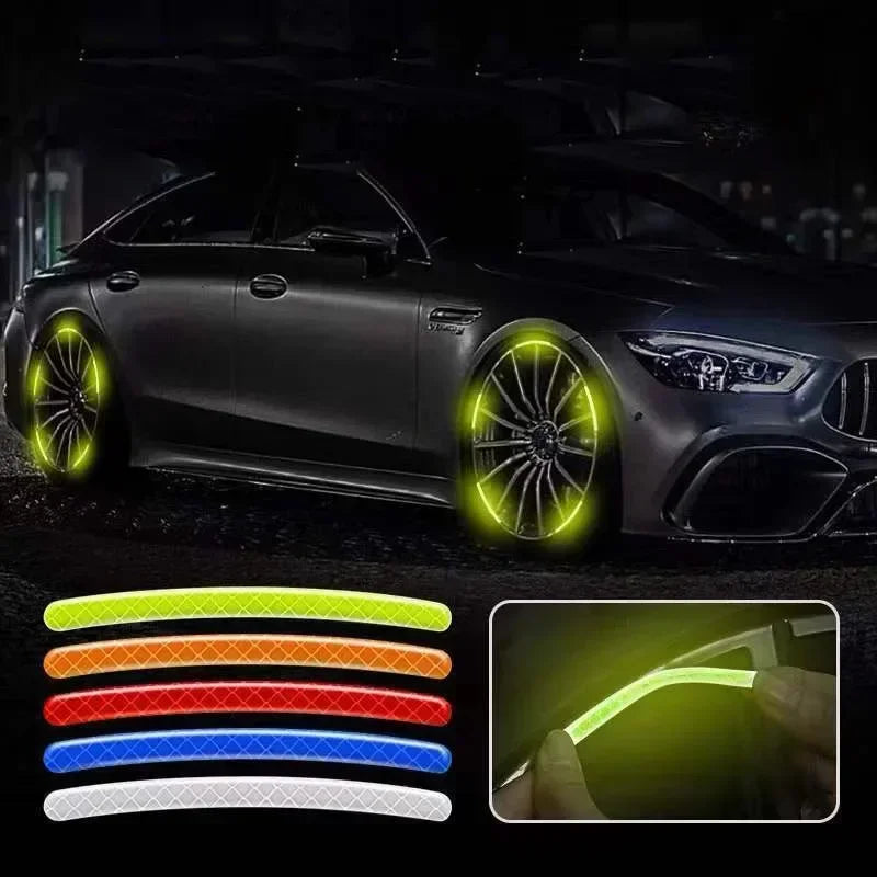Car Wheel  Stripes Sticker